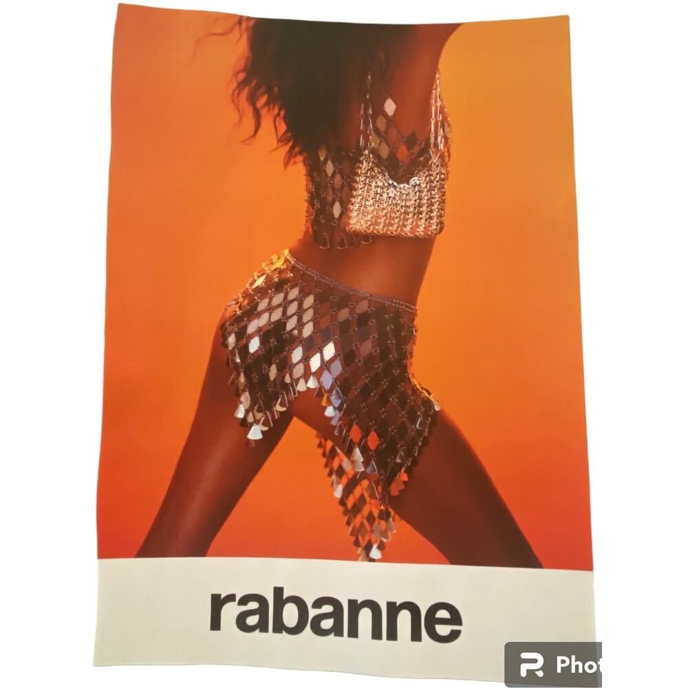 Rabanne Print Ad Campaign Summer 2024 8x10 Frame Ready Original Magazine